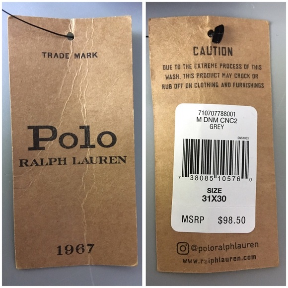 NWT Polo W31 L30 Thompson Relaxed Stretch Jeans - Picture 8 of 8